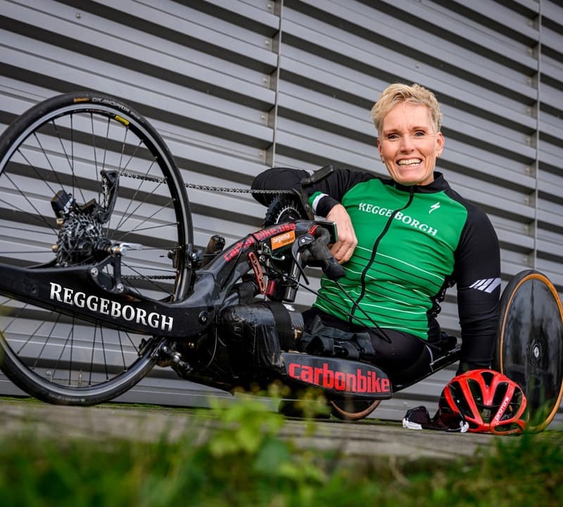 Paralympisch Handbiker Jennette Jansen Reggeborgh Foundation